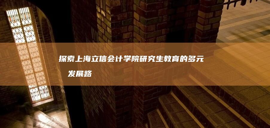 探索上海立信会计学院研究生教育的多元化发展路径